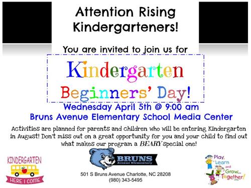 beginners day kindergarten